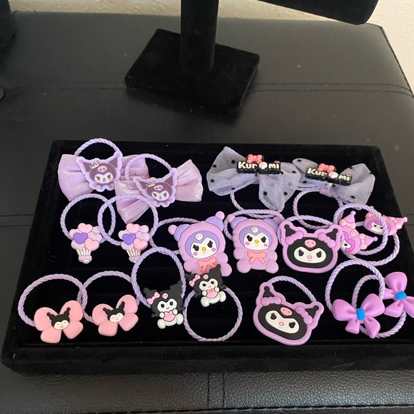 Cute Purple Kuromi Hair Accessories Set - Picture 5 of 6